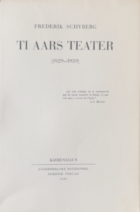 Ti Aars Teater: 1929-1939