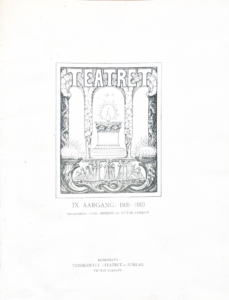 Teatret 1909-1910