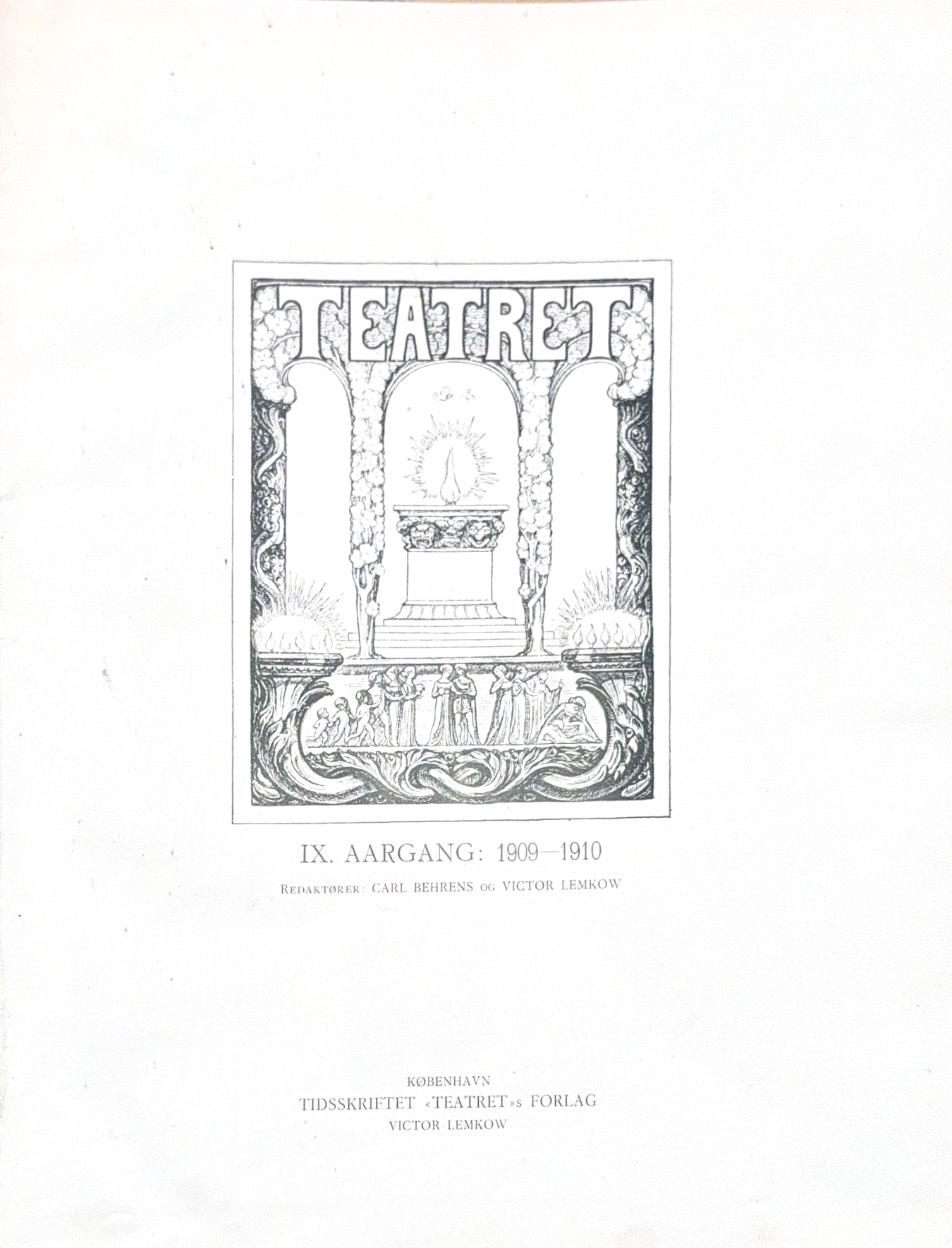 Teatret 1909-1910