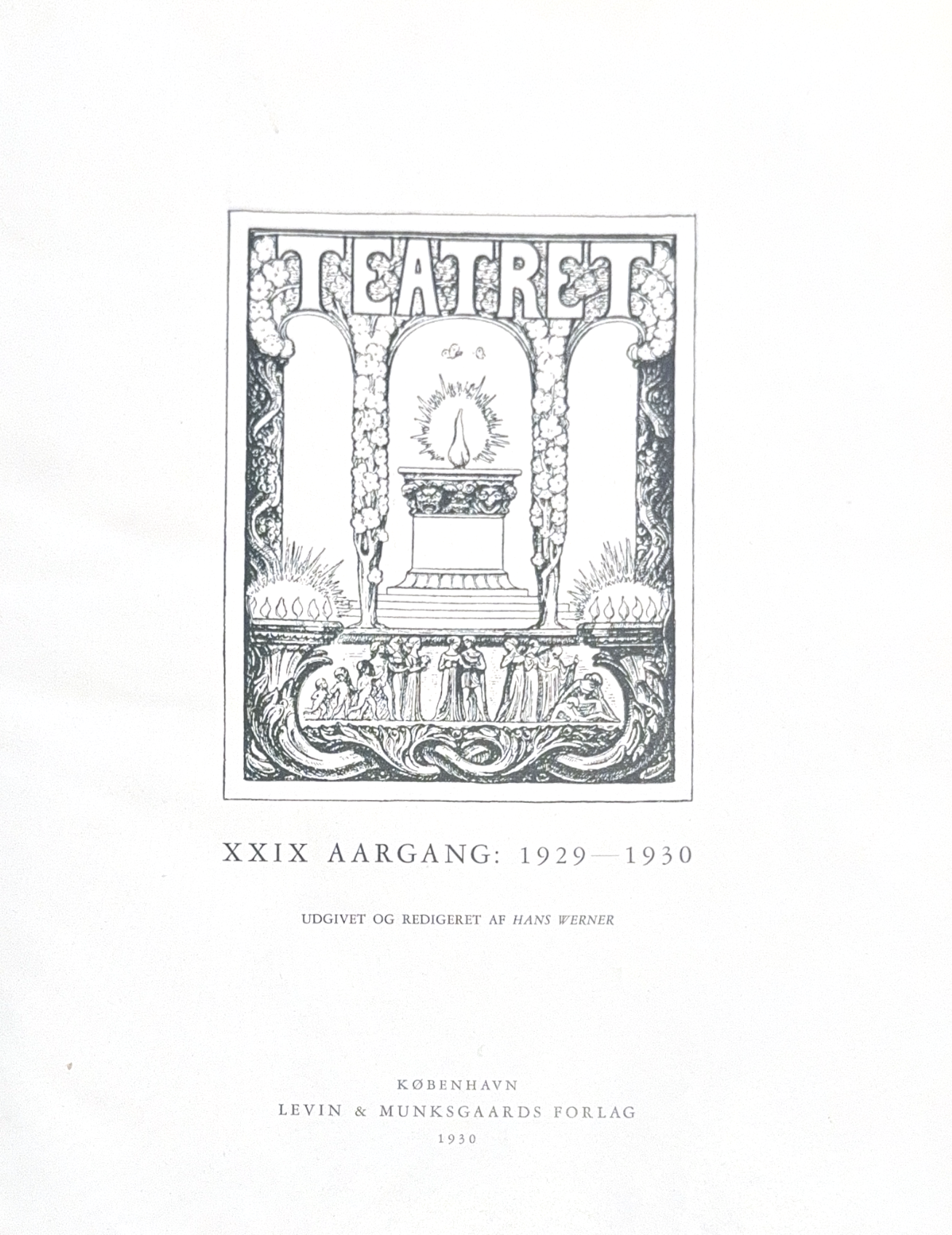 Teatret 1929-1930