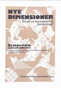 Nye Dimensioner – Hvad er kunstnerisk forskining?