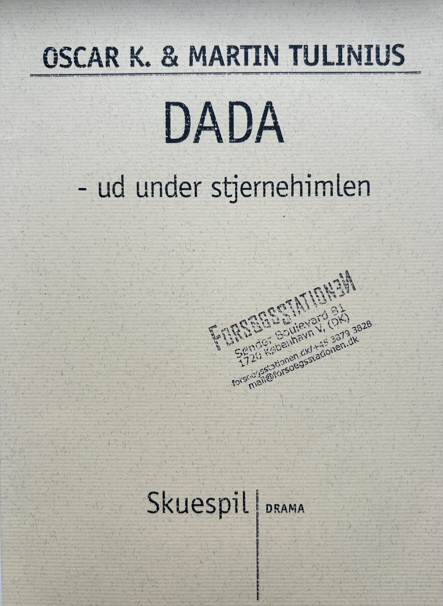 Dada – ud under stjernehimlen