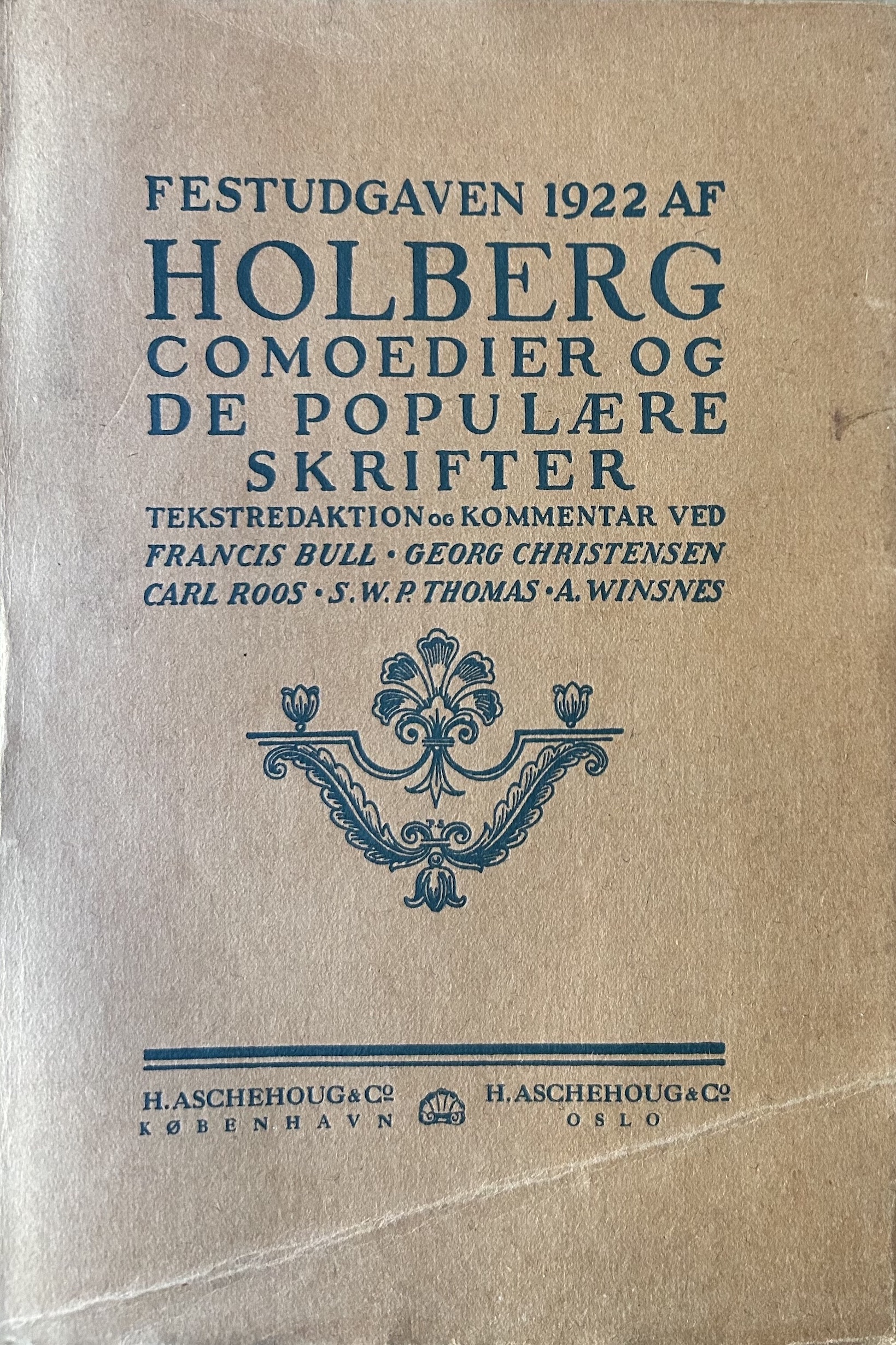 Holberg comoedier og de populære skrifter – 2. bind