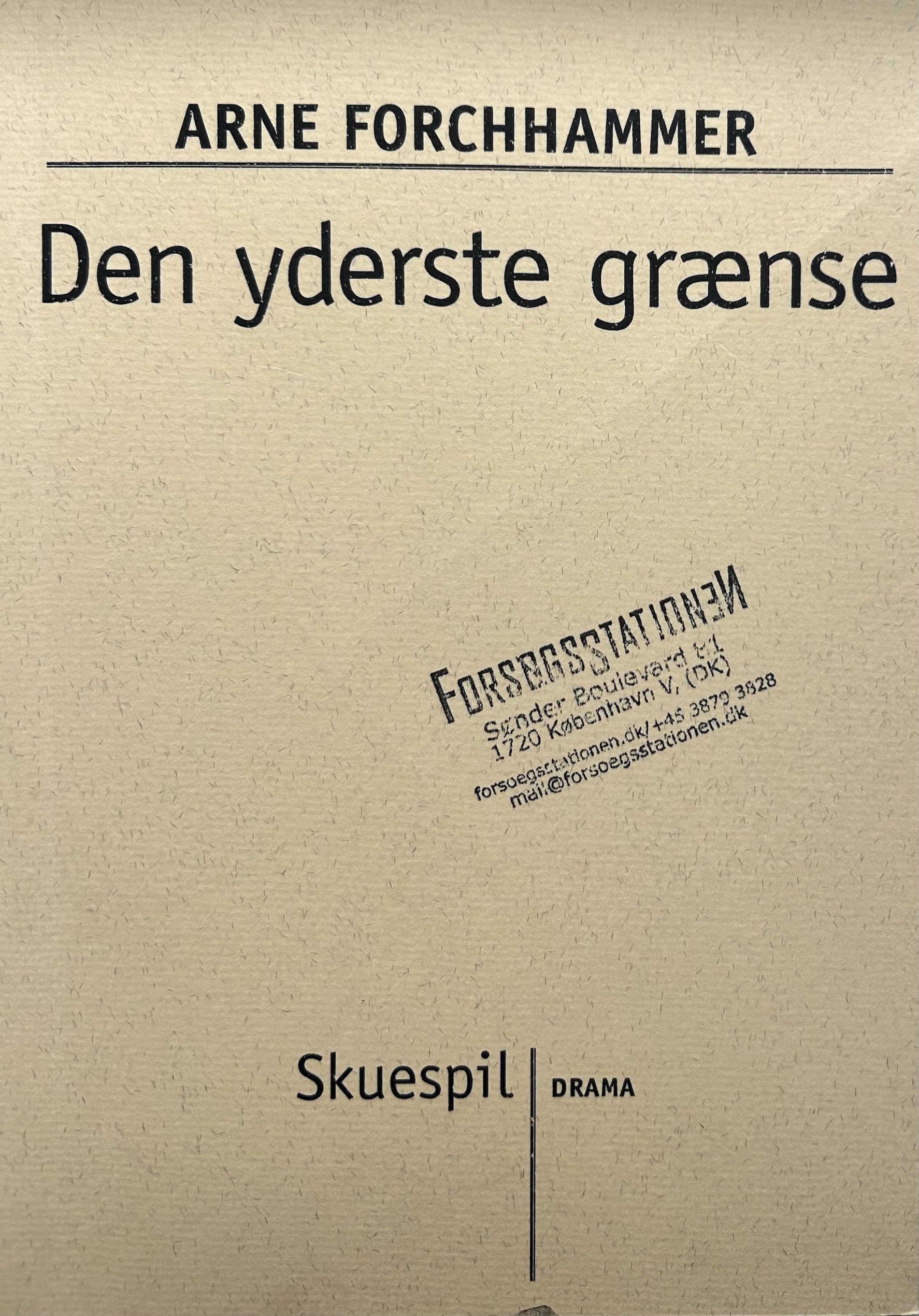 Den yderste grænse