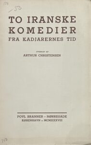 To Iranske komedier fra Kadjarernes tid