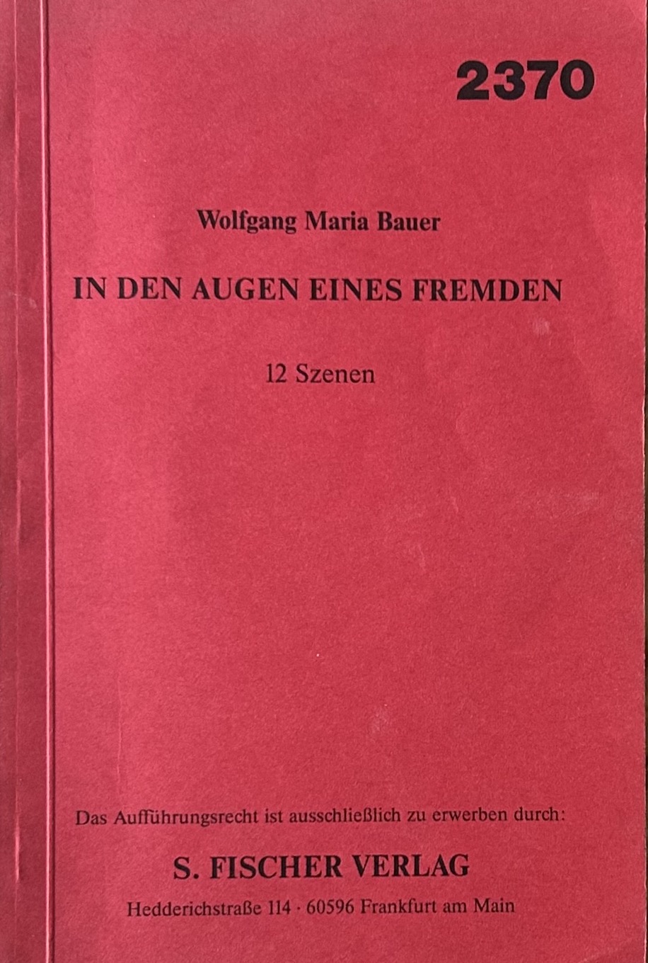 In Den Augen Eines Fremden