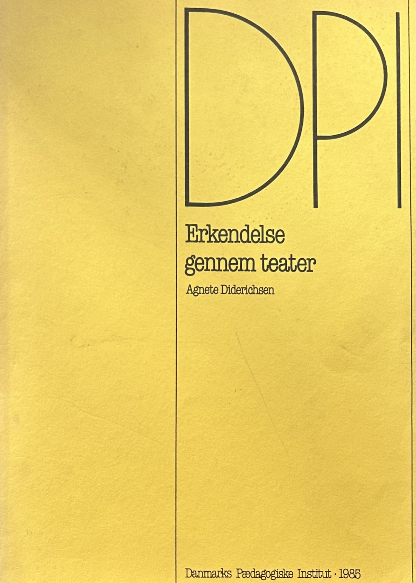 Erkendelse gennem teater