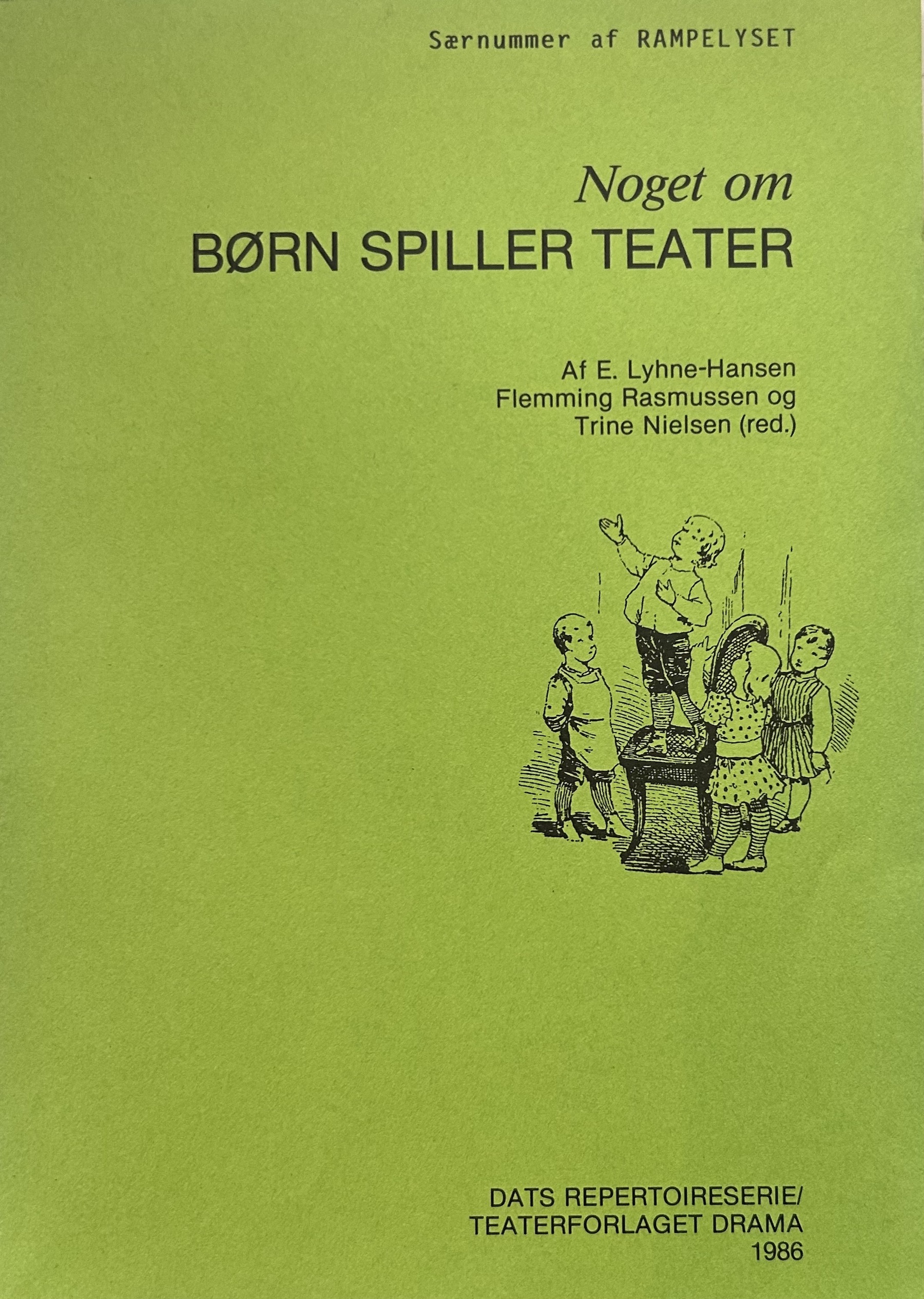 Børn spiller teater