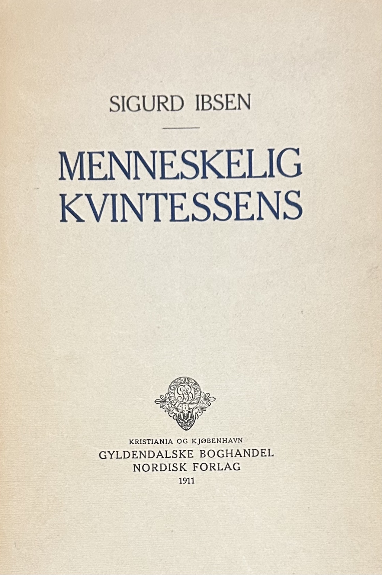 Menneskelig Kvintessens